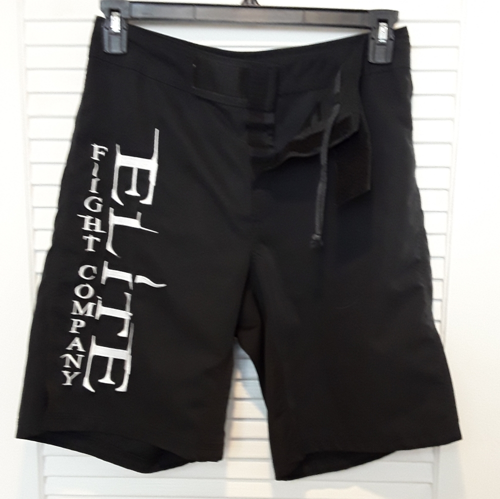 Black White Boxing MMA Board Shorts Sport Men's - Picture 3 of 8